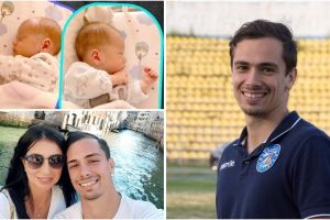 Sa fie sanatosi si norocosi!“:  Fericire la dublu! Vlad Neagu, fostul portar de la Farul Constanta, tata de gemeni