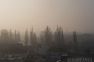 Cod galben de ceaţă în Oradea şi alte localităţi din Bihor
