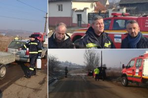 FOTO| Acţiuni ale autorităţilor pentru combaterea PESTEI PORCINE la Boz: Filtre, dezinfectarea gospodăriilor, neutralizarea cadavrelor, informarea populaţiei si inventarierea suinelor