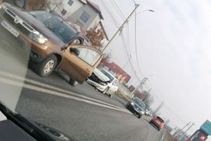 FOTO. Accident pe DN 19 Satu Mare – Baia Mare. Trafic îngreunat