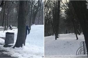 FOTO A fost identificat pedofilul care se masturba în faţa copiilor în parc la Sibiu