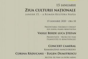 De Ziua Culturii Naţionale ne întâlnim cu tineri artişti, pe terenul muzicii, filmului şi al artelor plastice, la Centrul de Cultură Arcuş din Sf. Gheorghe.