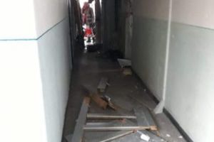 Explozie intr-un apartament de pe str. George Enescu. 38 de persoane evacuate (GALERIE FOTO)