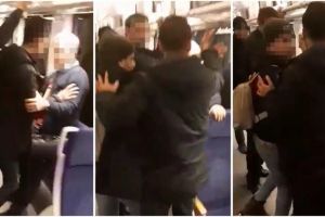 Scandal în tren: Migranţi libieni alungaţi din Valea lui Mihai au făcut scandal şi au încercat să-i jefuiască pe pasageri (VIDEO)