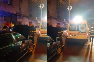 FOTO| Accident rutier în Alba Iulia: Coliziune între două autoturisme. Intervin pompierii