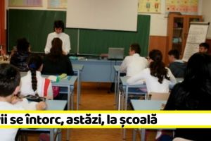 Elevii se întorc, astăzi, la şcoală. Începe semestrul al doilea