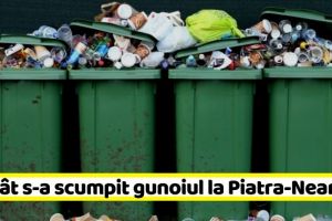 NEAMȚ: Cu cât s-a scumpit gunoiul la Piatra-Neamţ
