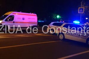 Eveniment rutier pe DN 1. Un pieton ranit grav