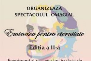 Spectacol omagial „Eminescu pentru eternitate”, la Sita Buzăului