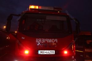 Incendiu la un apartament dintr-un bloc de pe str. Alexandru Odobescu