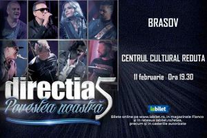 Concert Direcţia 5, în februarie, la Braşov