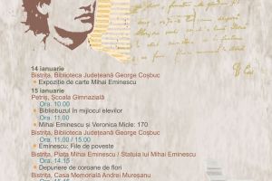 Biblioteca Judeţeană: Manifestări ”Eminescu 170”