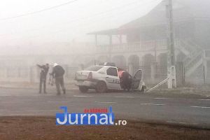 ACUM: Autospecială de Poliţie implicată într-un accident