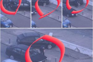 Cum se parcheaza, in Constanta, pe trotuarele unde sunt instalati celebrii stalpisori (galerie foto + video)