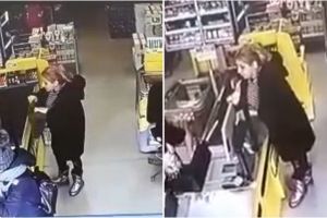 VIDEO FOTO Casier păgubit de o hoaţă la Sibiu – Metoda „bancnota” l-a lăsat fără bani