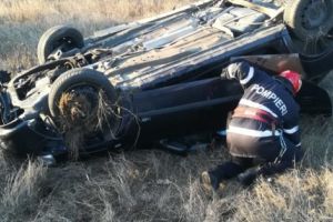 (Video) Acum – Accident rutier în Poiana Lacului
