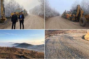 FOTO. Lucrările la Transalpina de Apuseni sunt în toi. Investiţie de 40 milioane de euro a Consiliului Judeţean Alba pentru unul dintre cele mai SPECTACULOASE drumuri din România