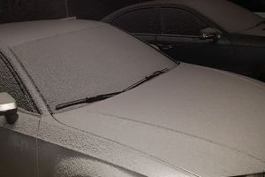 Fenomen interesant la Bistriţa. A nins în plină ceaţă