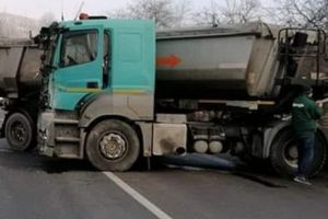 FOTO: Accident cu un rănit, pe DN 13A Bălăuşeri – Praid!