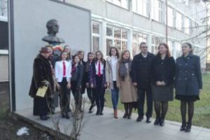 Elevii si dascalii Colegiului National “Mihai Eminescu” din Baia Mare celebreaza nasterea poetului national Mihai Eminescu