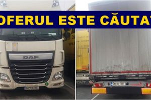 FOTO. TIR din Satu Mare, abandonat într-o parcare din Germania. Șoferul, de negăsit!