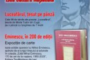 Luceafărul, ţesut pe pânză, la Aman