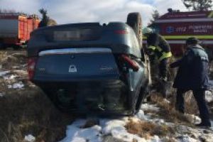 Inca un accident pe drumurile Maramuresului: O persoana a ajuns la spital (FOTO)