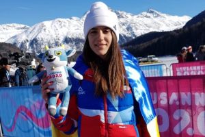 Patinatoarea Coronei, Ramona Ionel, a câştigat medalia de bronz la JOT de la Lausanne