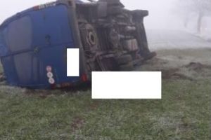 Douazeci de victime transportate la Spitalul Judetean Constanta, dupa accidentul produs intre Topraisar si Amzacea, din aceasta dimineata