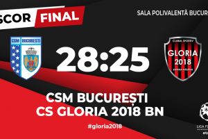Gloria, învinsă greu de CSM Bucureşti în ultima etapă a turului Ligii Florilor