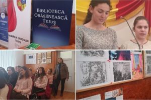 FOTO| 15 Ianuarie: Ziua Culturii Naţionale. Marele poet, Mihai Eminescu, omagiat la Liceul Teoretic Teiuş