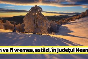 METEO: Cum va fi vremea, astăzi, în Neamţ. Prognoza meteo (16 ianuarie)