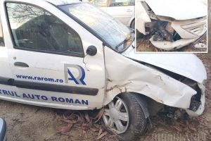 A dat-o-n zid: Fostul şef al RAR Oradea, Gheorghe Lupaş, a făcut praf maşina de serviciu! (FOTO)