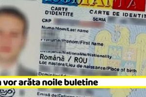 Cum vor arăta noile cărţi de identitate. Românii vor avea buletine noi cu cip de anul viitor