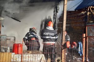 MALU CU FLORI: Incendiu într-o gospodărie
