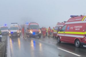Starea victimelor din accidentul de ieri, de pe DN 38. Cate persoane au ramas internate la Spitalul Judetean Constanta