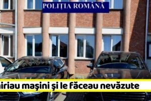 NEAMȚ: Percheziţii în Neamţ. Doi tineri închiriau maşini şi le făceau nevăzute