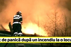NEAMȚ: Atac de panică după un incendiu la o locuinţă