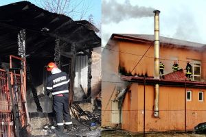 Încălziţi locuinţa cu lemne? Mare atenţie! Două clădiri au luat foc ieri de la coşul de fum