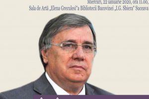 Întâlnire cu scriitorul basarabean Nicolae Dabija, la Biblioteca Bucovinei