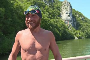 Aventurieri români, la Oradea: Întâlnire cu Avram Iancu, temerarul care a traversat Dunărea fără costum de neopren (FOTO)