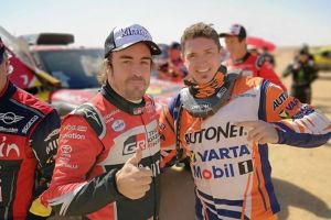 FOTO. Doi campioni! Mani Gyenes s-a fotografiat alături de celebrul pilot Fernando Alonso