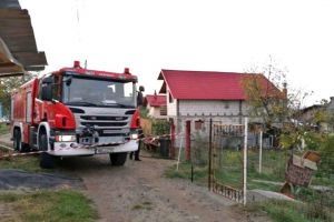 Incendiu în apropiere de Primăria Bradu!