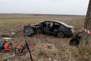 Doua persoane grav ranite, dupa ce masina in care se aflau a intrat intr-un copac