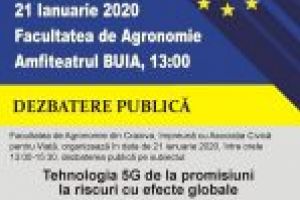 ACpV: Dezbatere publică: “Tehnologia 5G de la promisiuni la riscuri cu efecte globale”