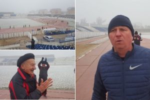 FOTO-VIDEO. Campania „Alergăm pentru o pistă modernă”: Prima acţiune sportivă în semn de protest pe Stadionul Cetate, din partea cetăţenilor