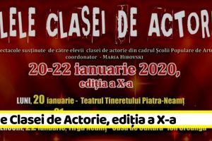 NEAMȚ: Zilele Clasei de Actorie, ediţia a X-a