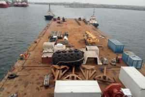 In Portul Midia au ajuns macaralele pentru ranfluarea navei. Detalii despre operatiune (galerie foto)