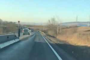 VIDEO La un pas de tragedie, pe DN13!