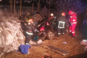 FOTO: Accident cu cinci victime în localitatea Voiniceni